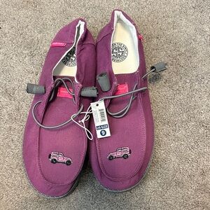 Simply Southern Purple Flats with Car Design